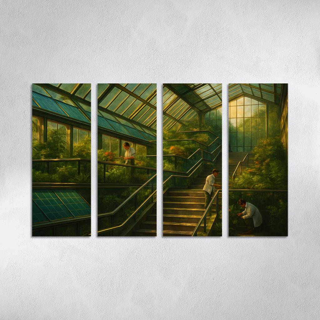 Luminous Terraced Conservatory home decor