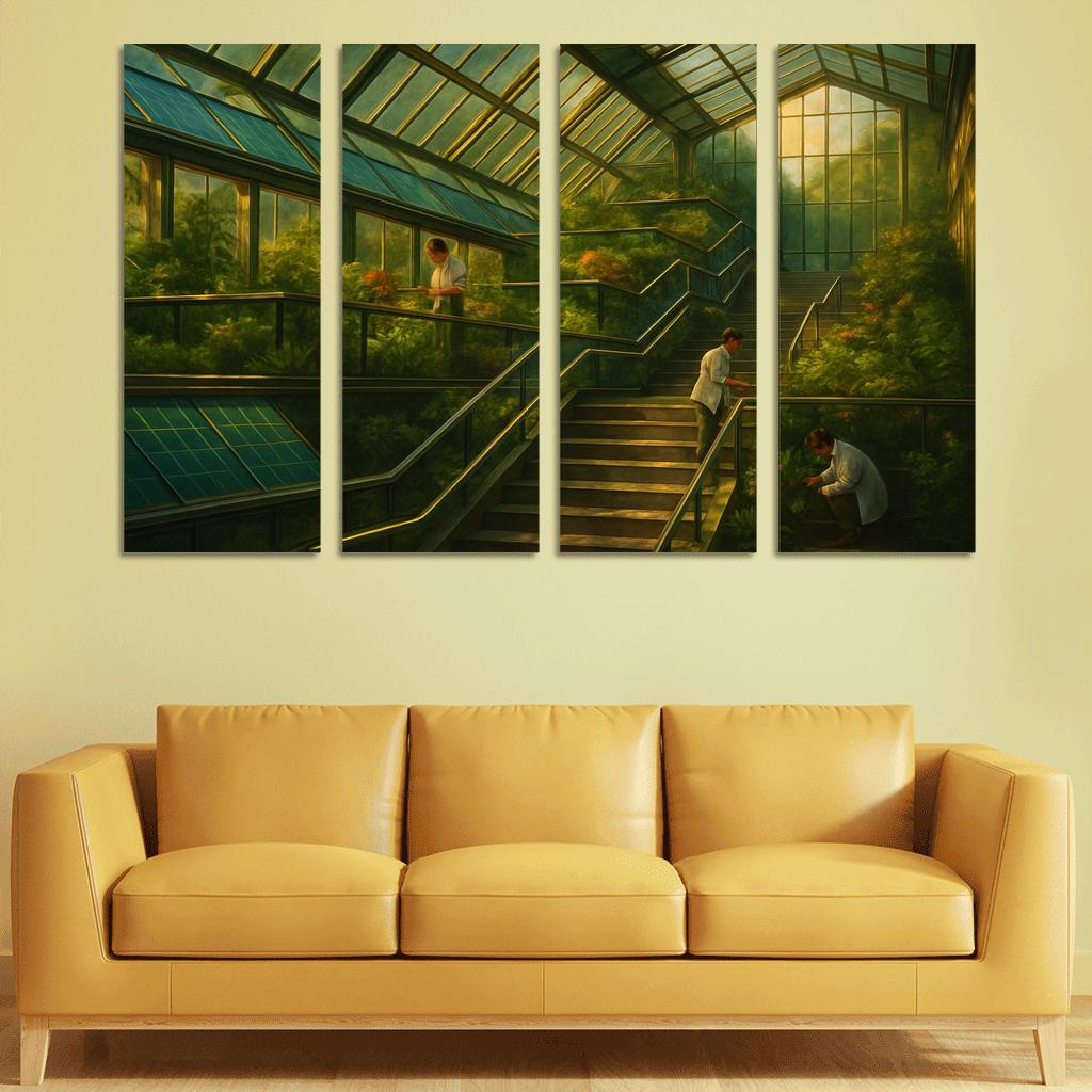 Luminous Terraced Conservatory home decor