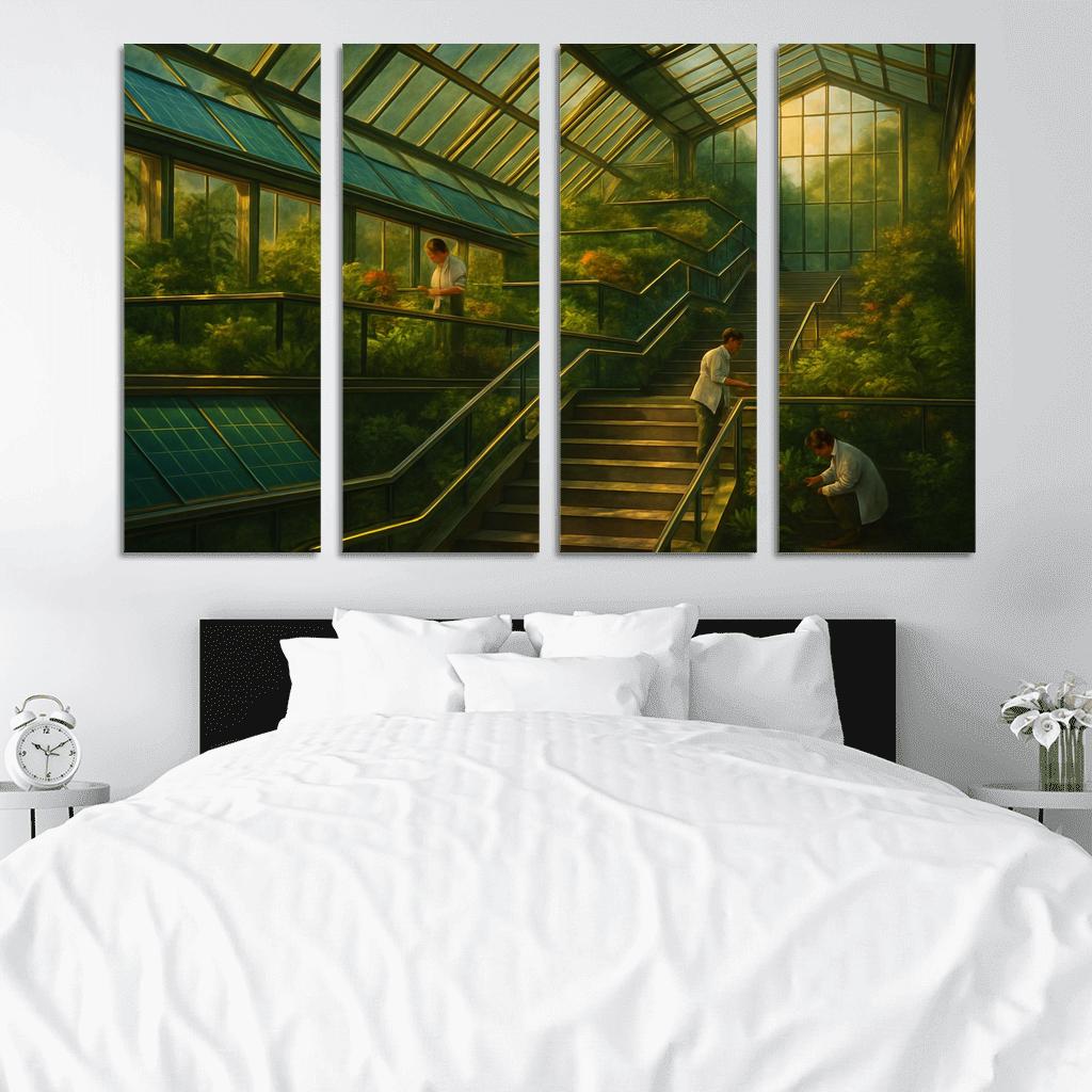 Luminous Terraced Conservatory home decor