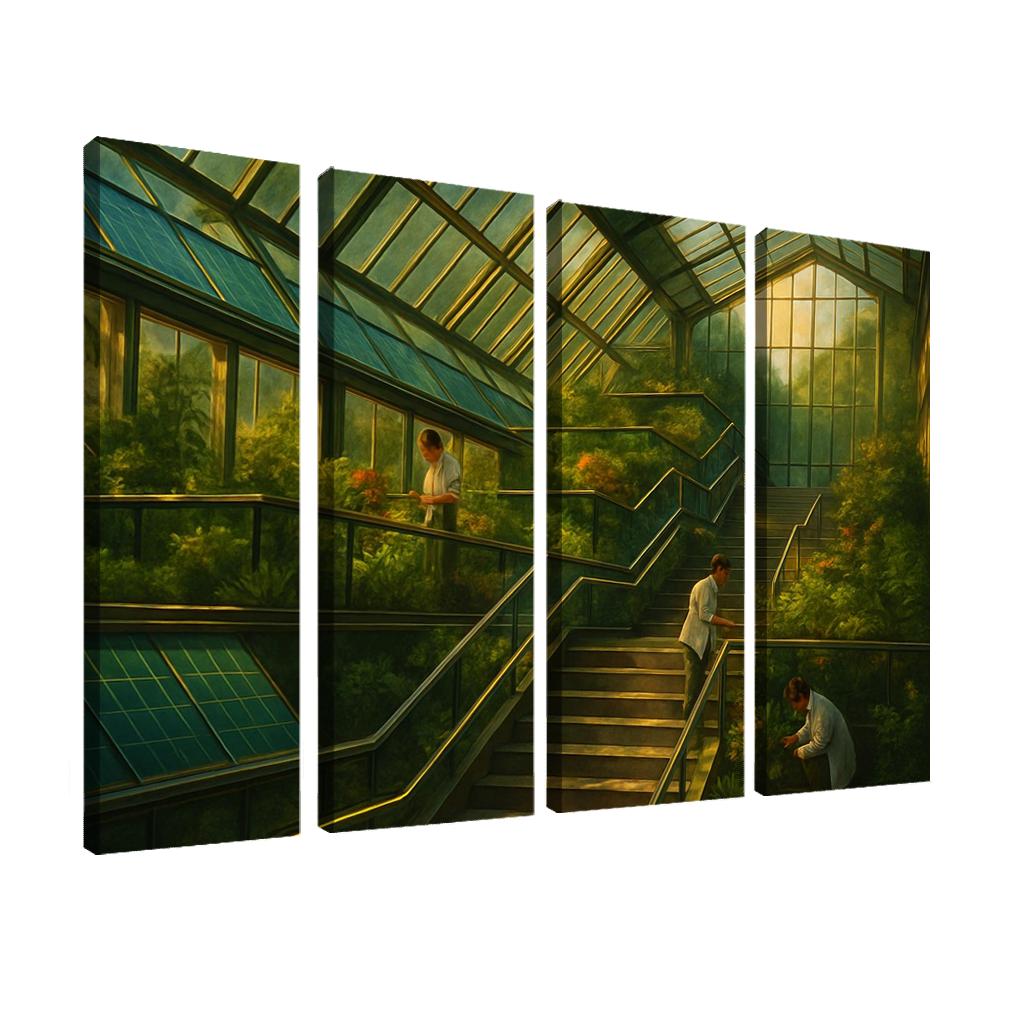 Luminous Terraced Conservatory home decor