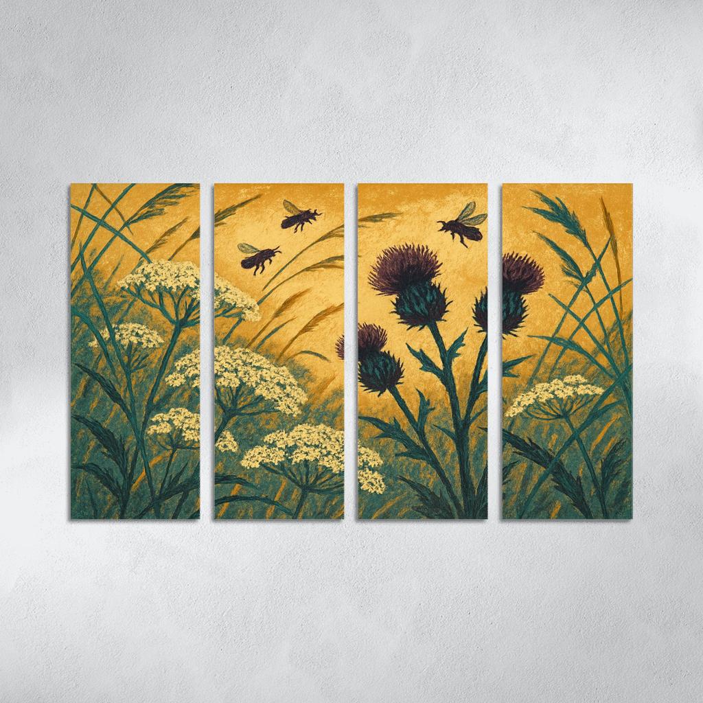 Prairie Lace And Thistle Study decor