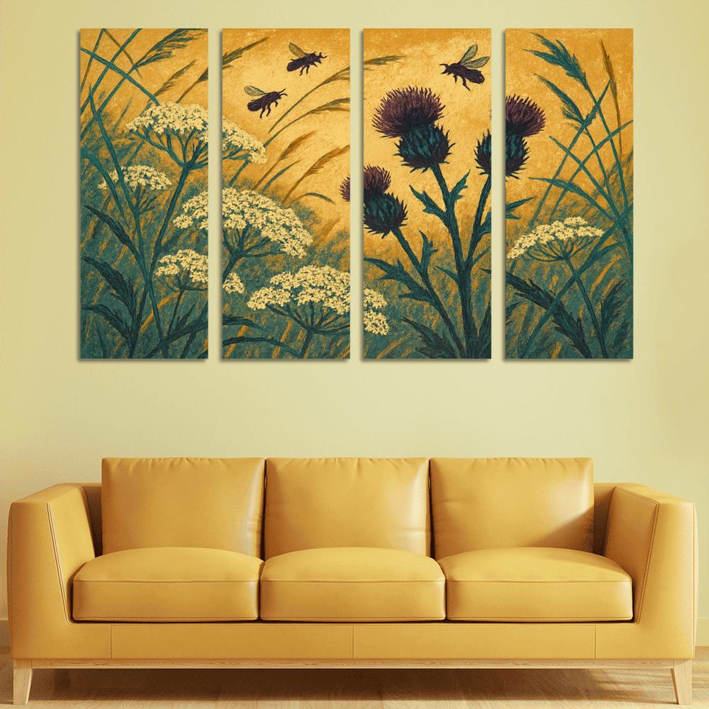 Prairie Lace And Thistle Study decor