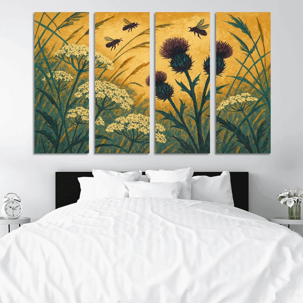 Prairie Lace And Thistle Study decor