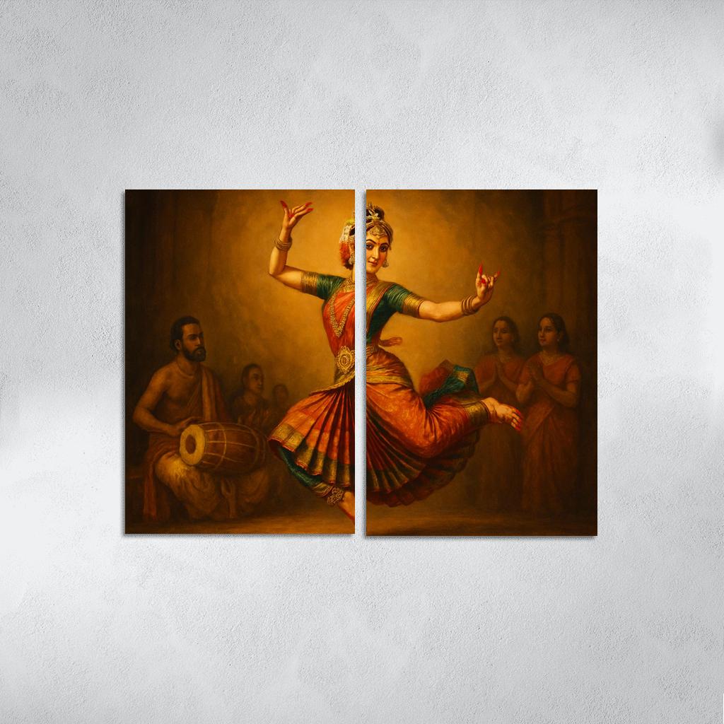 Kuchipudi Rhythm Theater framed paintings