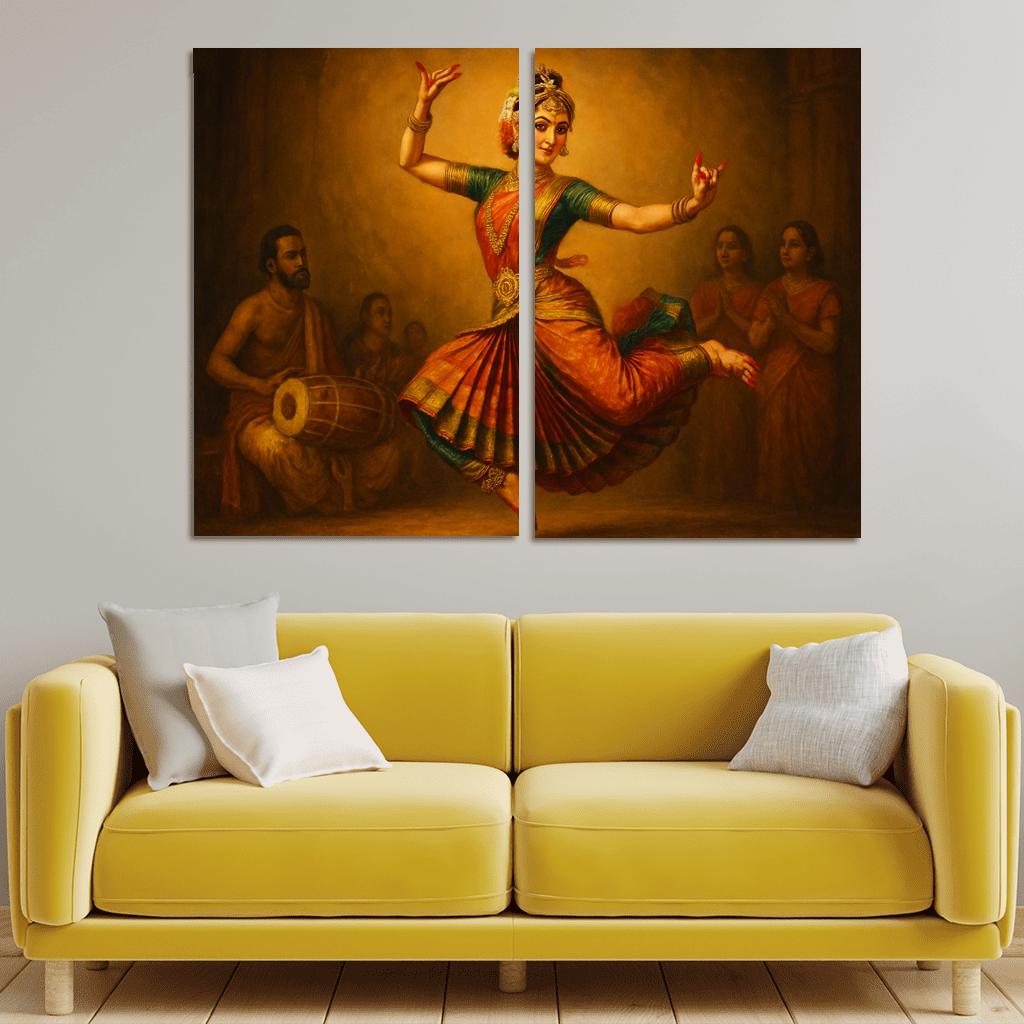 Kuchipudi Rhythm Theater framed paintings