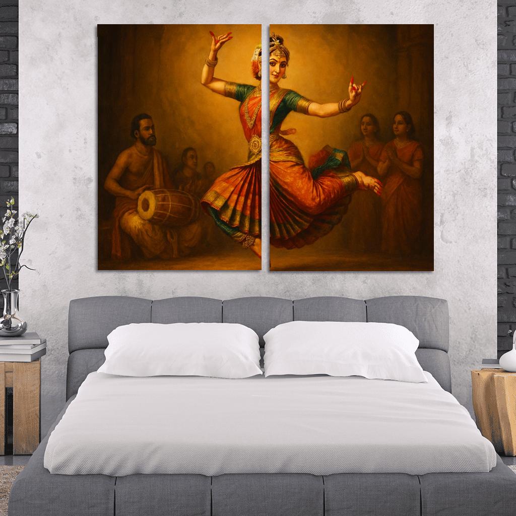 Kuchipudi Rhythm Theater framed paintings