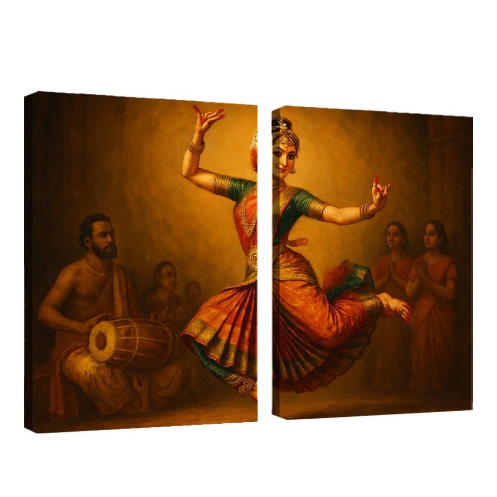 Kuchipudi Rhythm Theater framed paintings