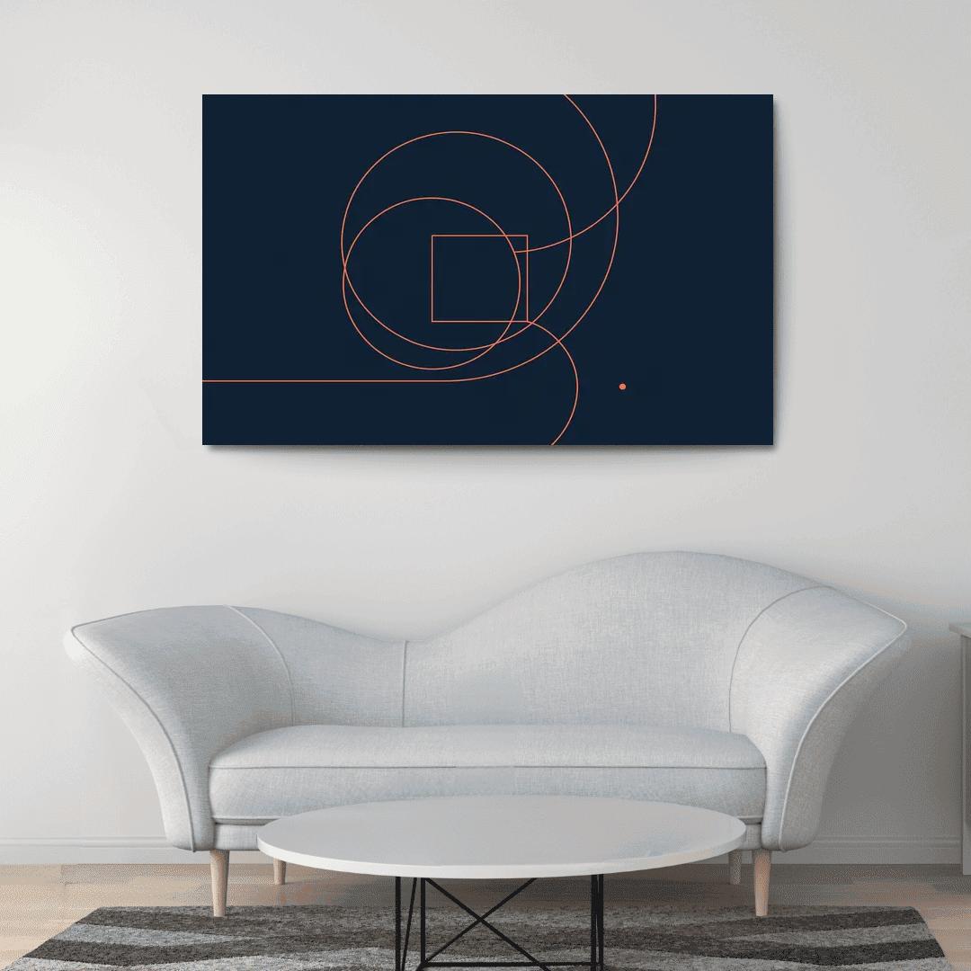 Solitude Geometry wall art