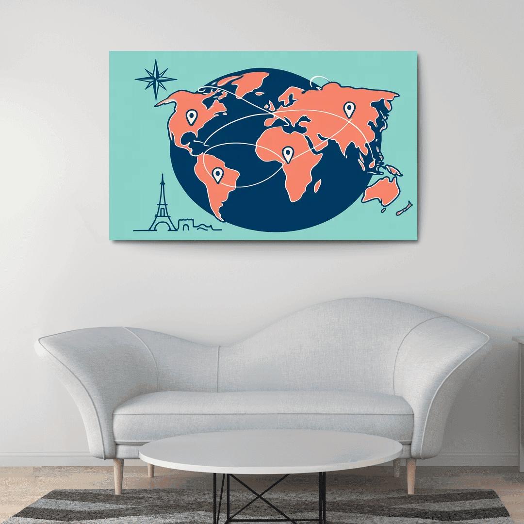 Arc Of Voyagers framed paintings