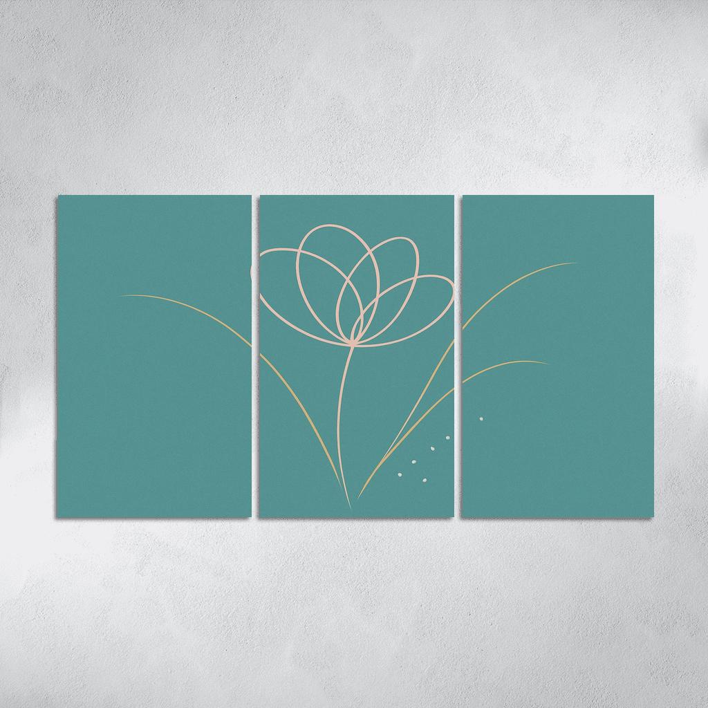 Bloom Echo oil paintings frame