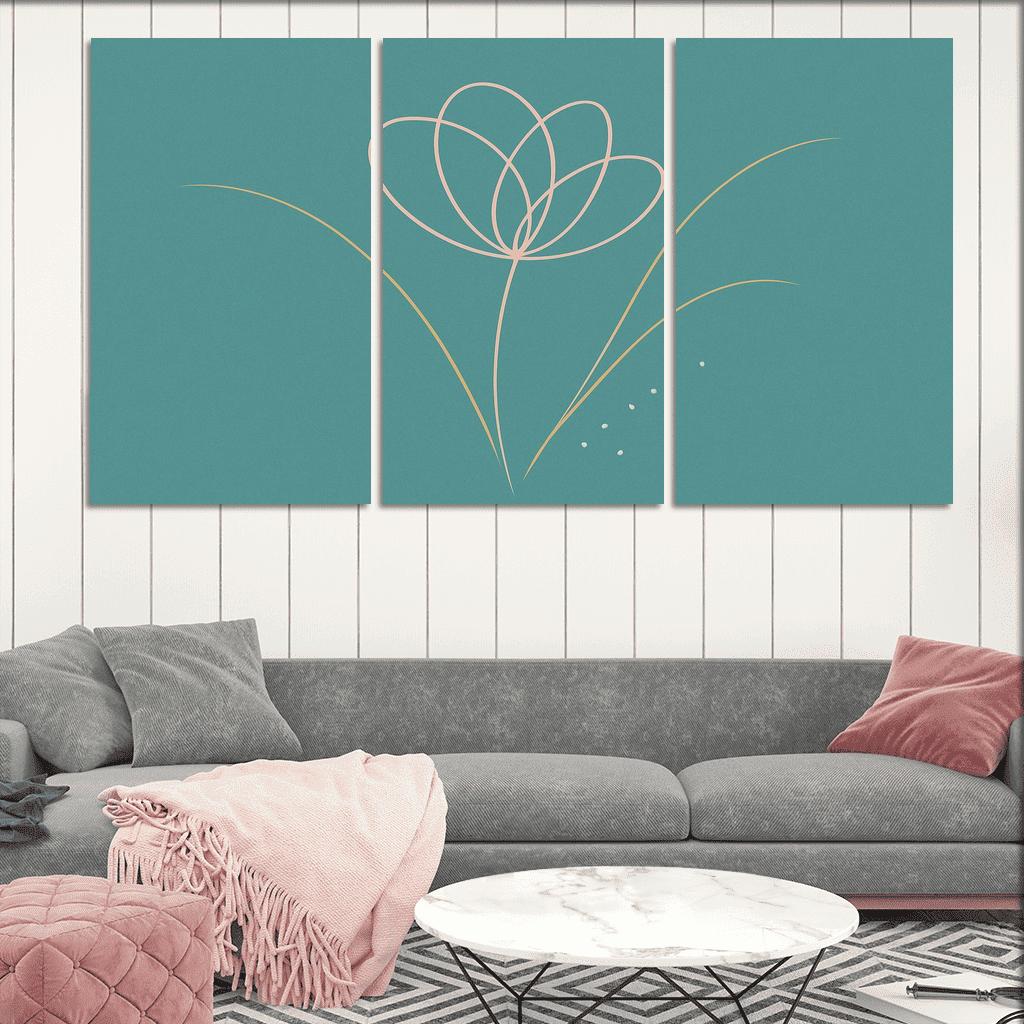 Bloom Echo oil paintings frame