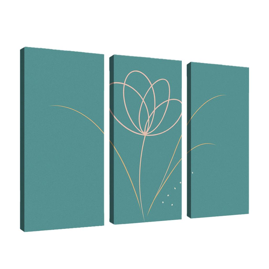 Bloom Echo oil paintings frame