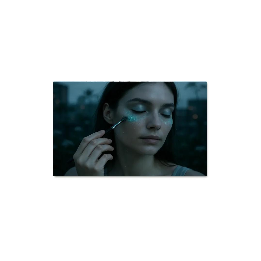 Bioluminescent Makeup art trends