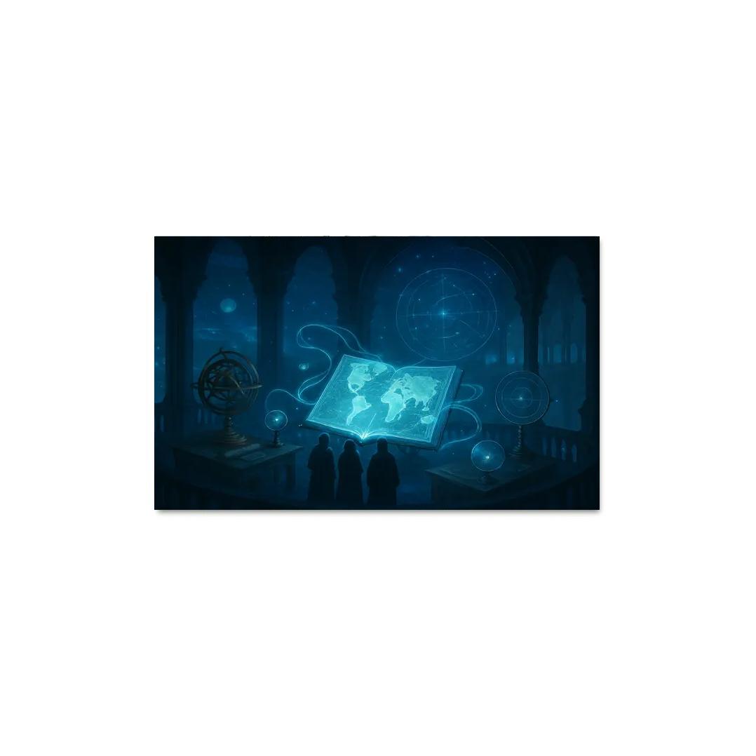 Aetherium Atlas modern paintings frame
