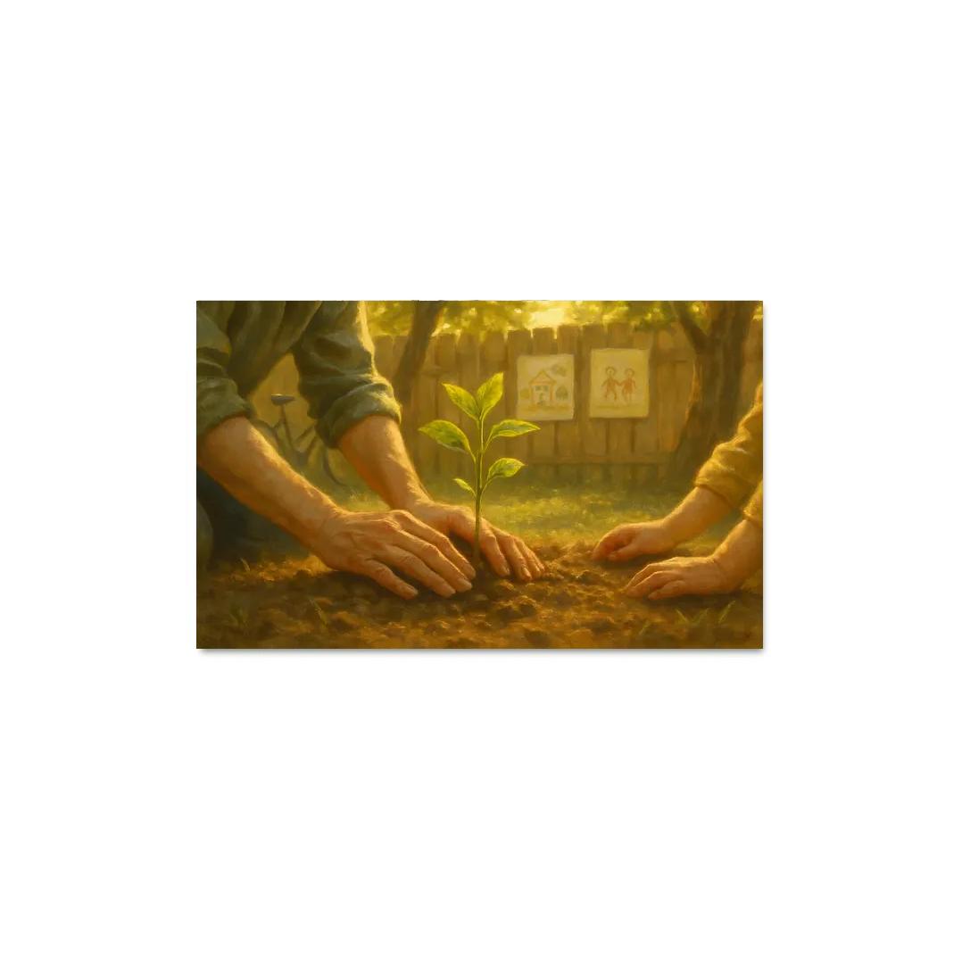 A Mothers Garden Of Small Triumphs multi-panel paintings