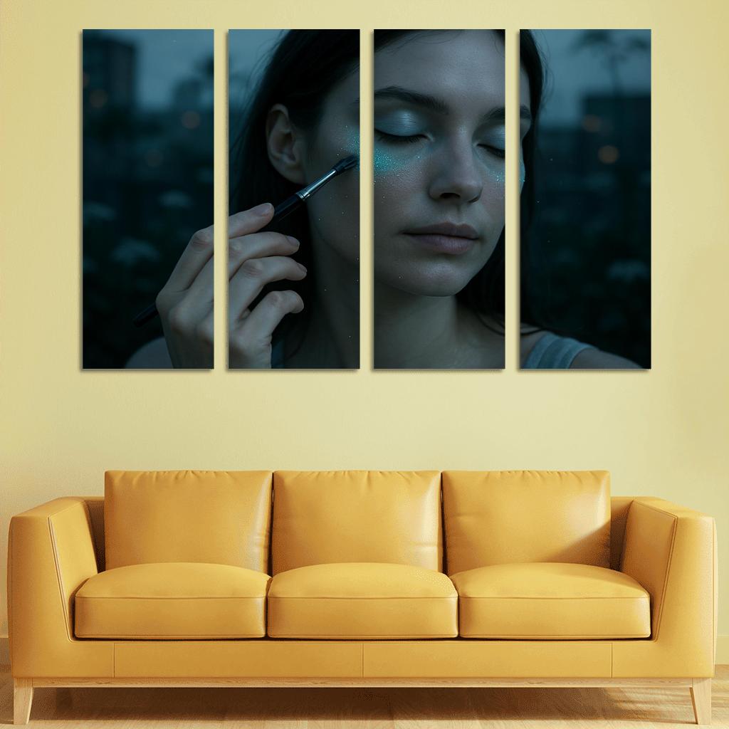 Bioluminescent Makeup art trends