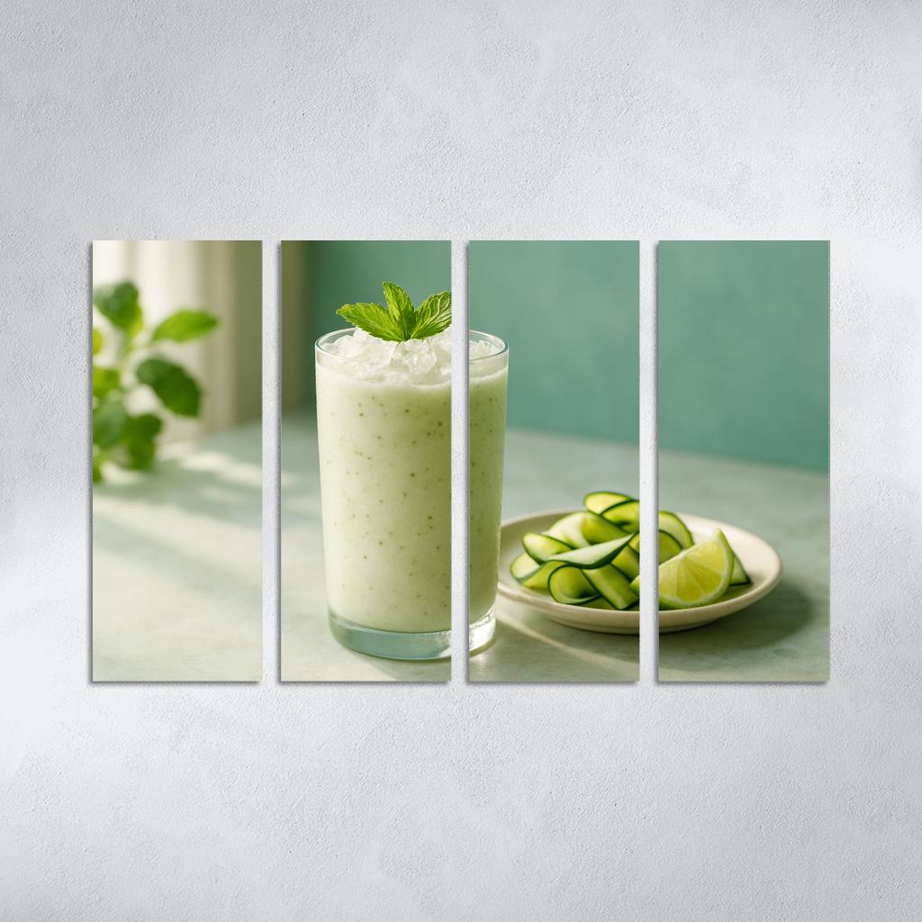 Cucumber Mint Lassi Spritz home decor