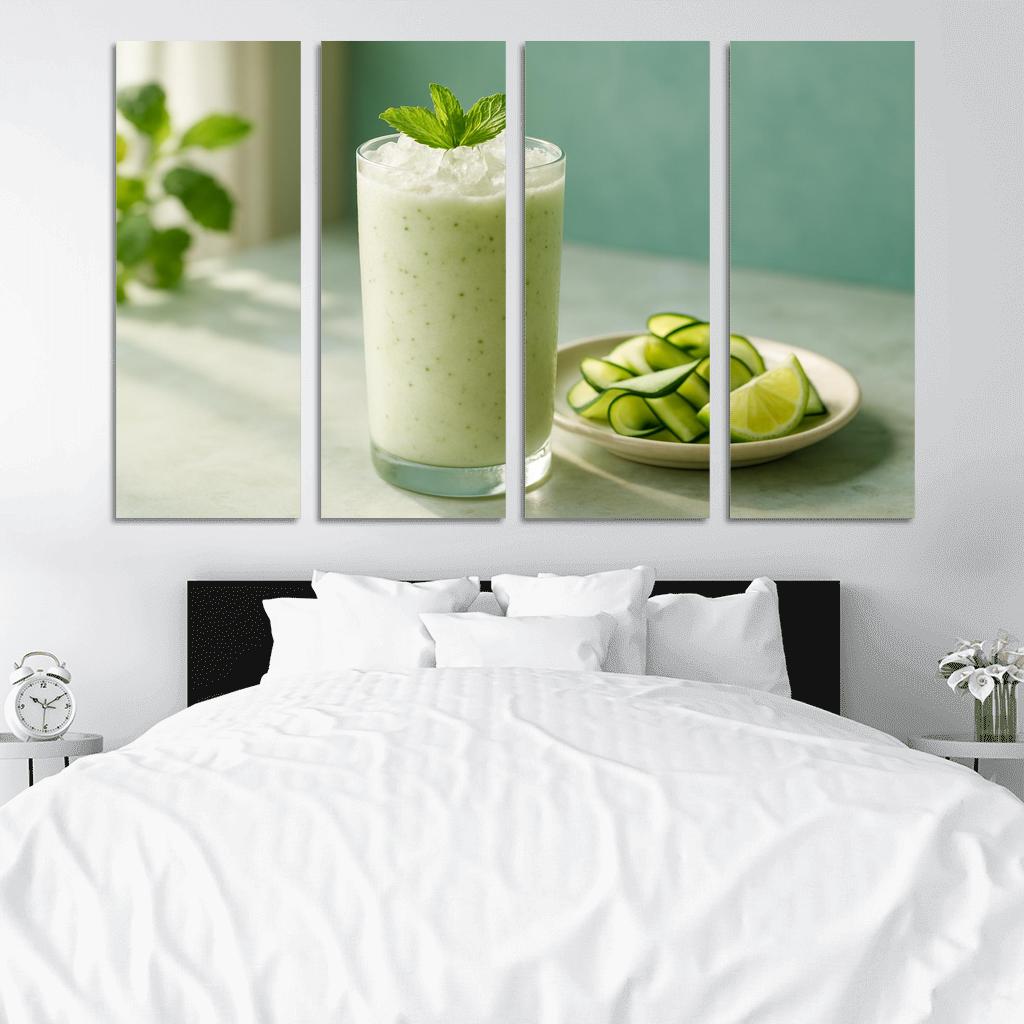 Cucumber Mint Lassi Spritz home decor