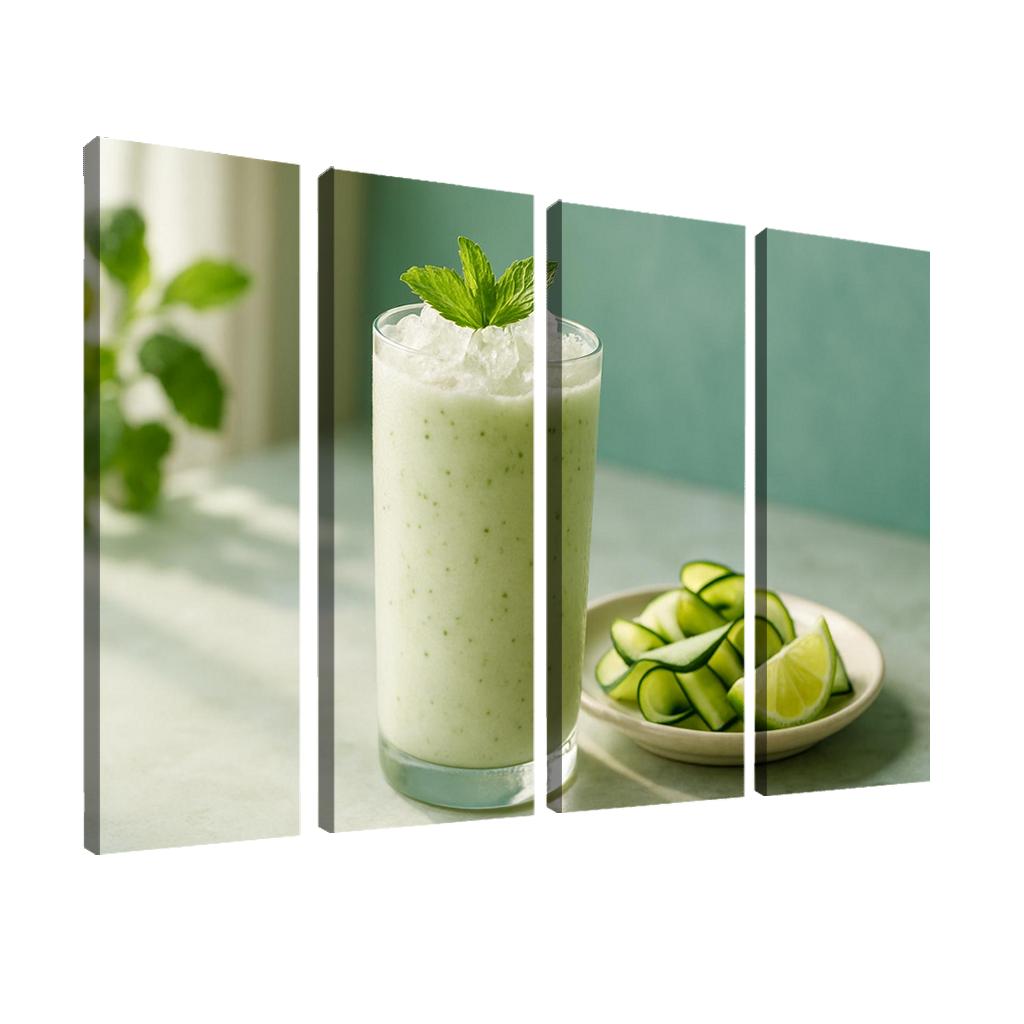 Cucumber Mint Lassi Spritz home decor