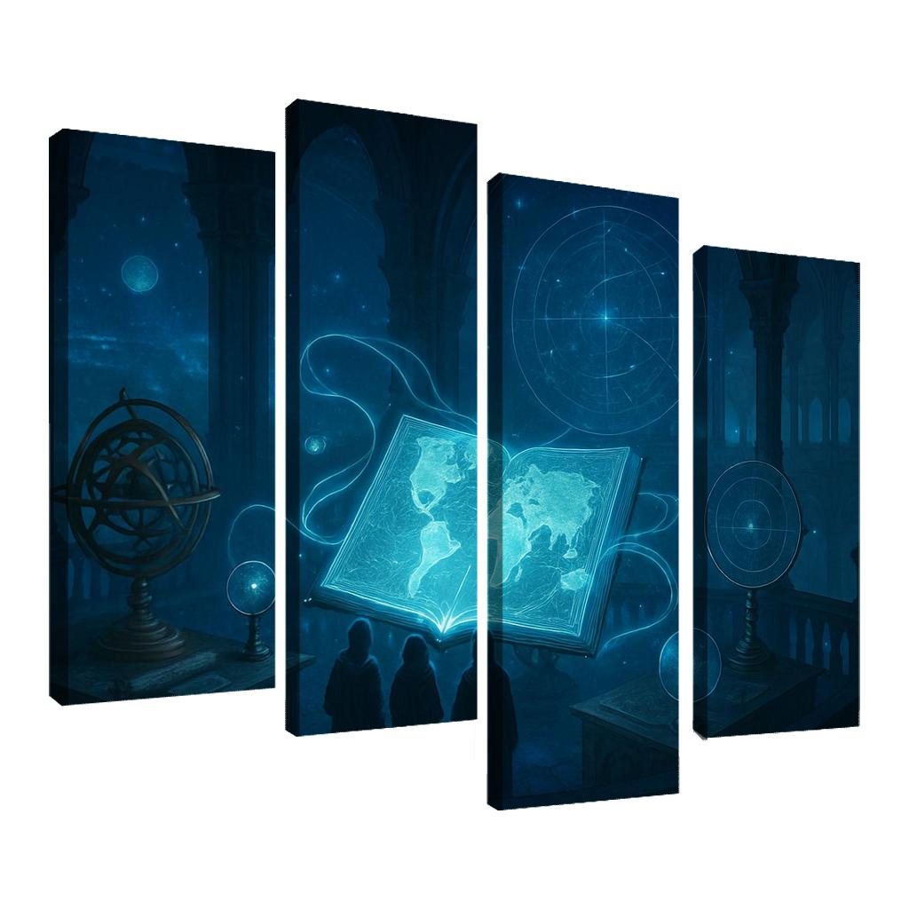 Aetherium Atlas modern paintings frame