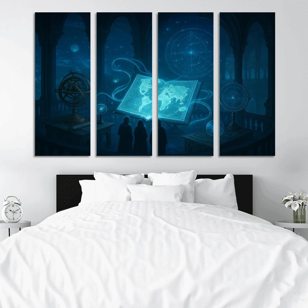 Aetherium Atlas modern paintings frame