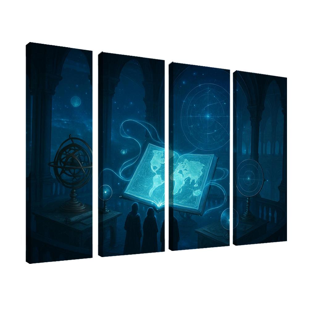 Aetherium Atlas modern paintings frame