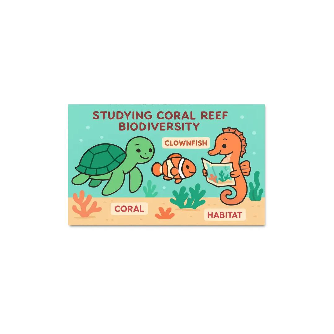 Coral Reef Science Club modern paintings frame