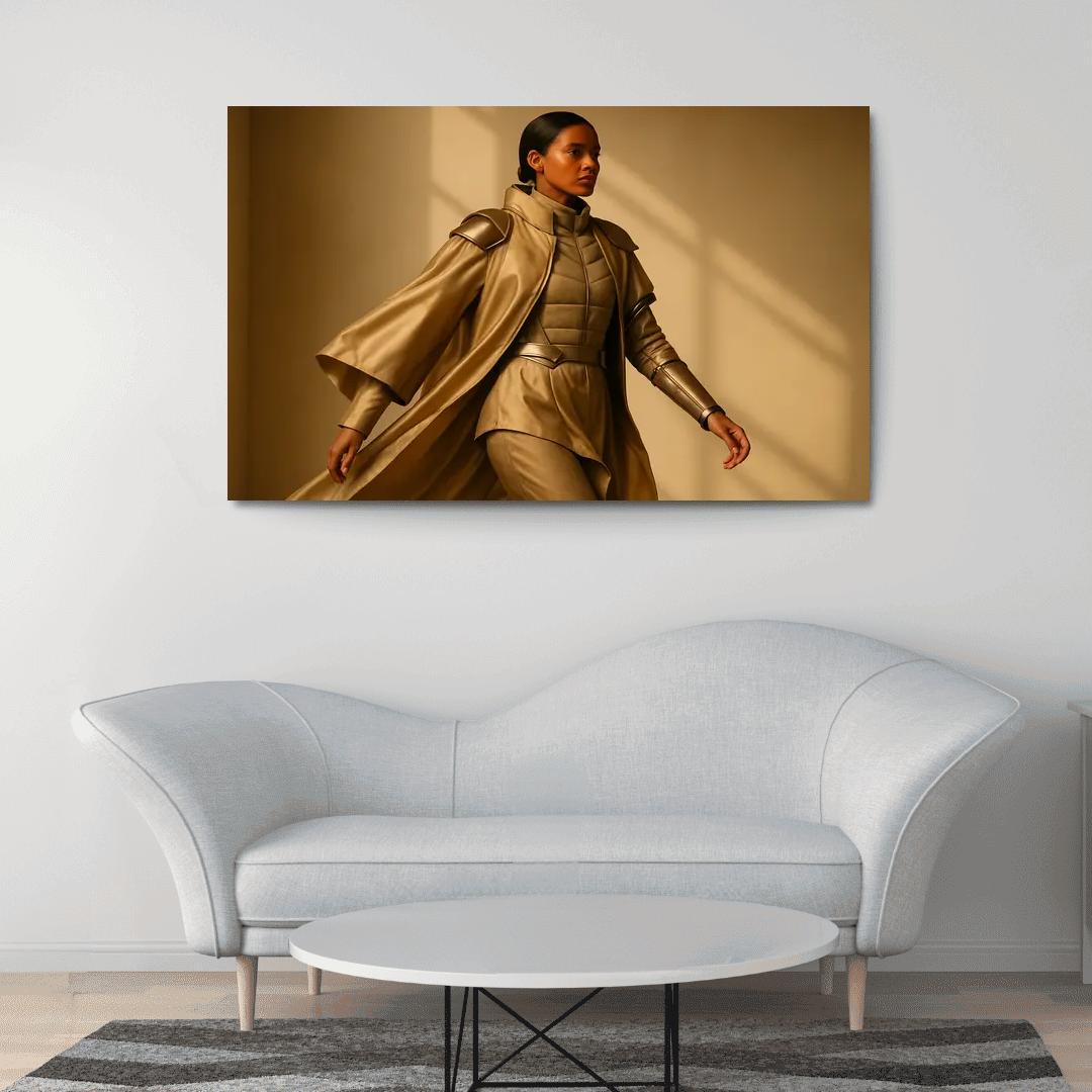 Silk Armor Layering framed paintings