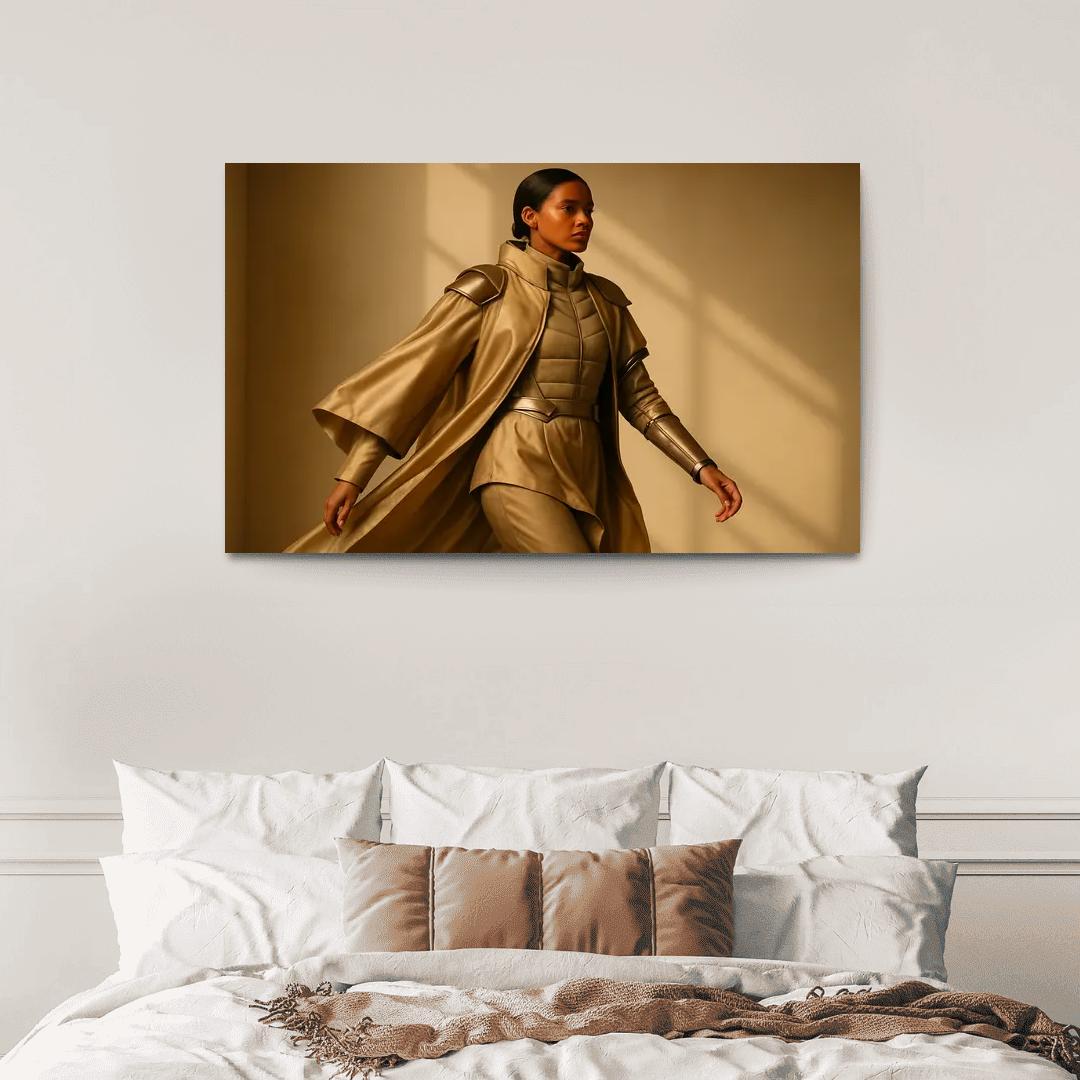 Silk Armor Layering framed paintings