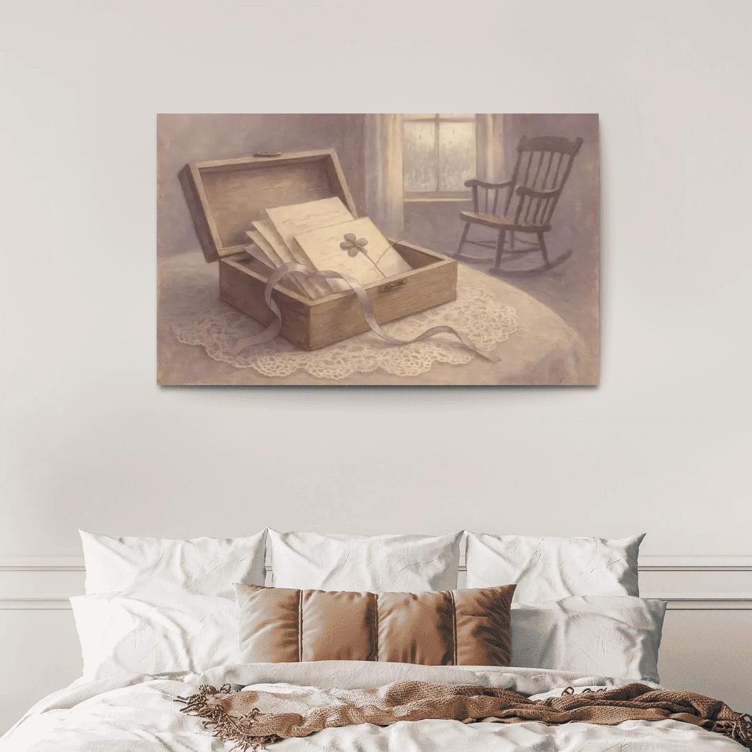 Letters Sewn Into Time one-piece frames