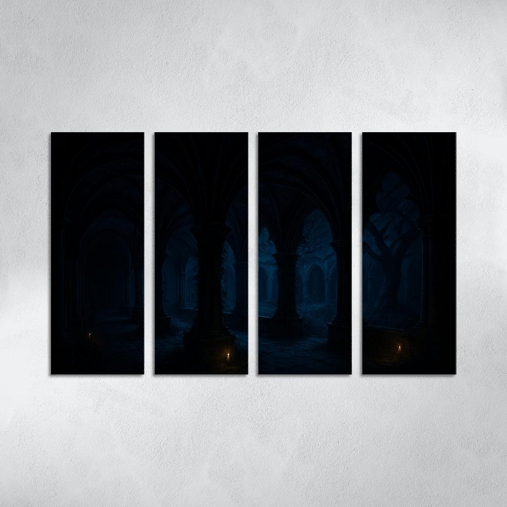 Ebon Twilight Cloisters modern paintings frame