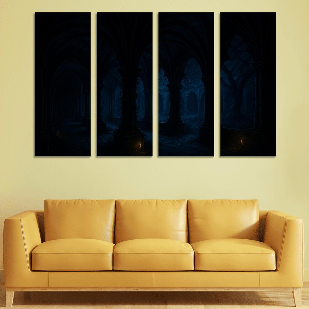Ebon Twilight Cloisters modern paintings frame