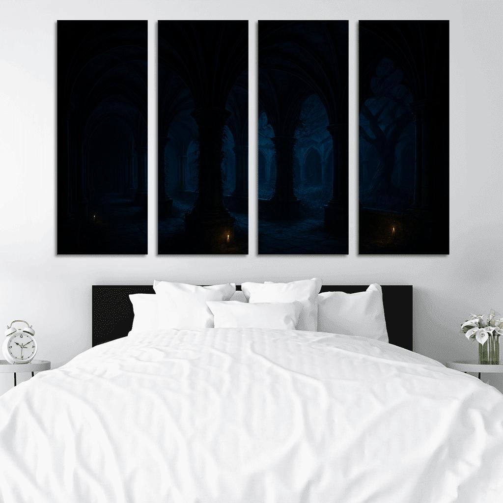 Ebon Twilight Cloisters modern paintings frame