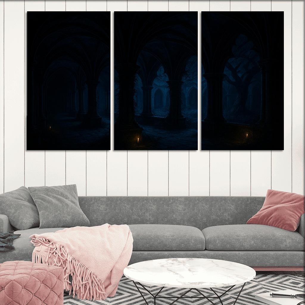 Ebon Twilight Cloisters modern paintings frame