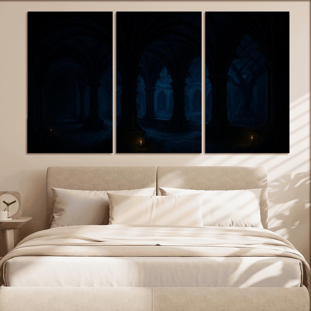Ebon Twilight Cloisters modern paintings frame