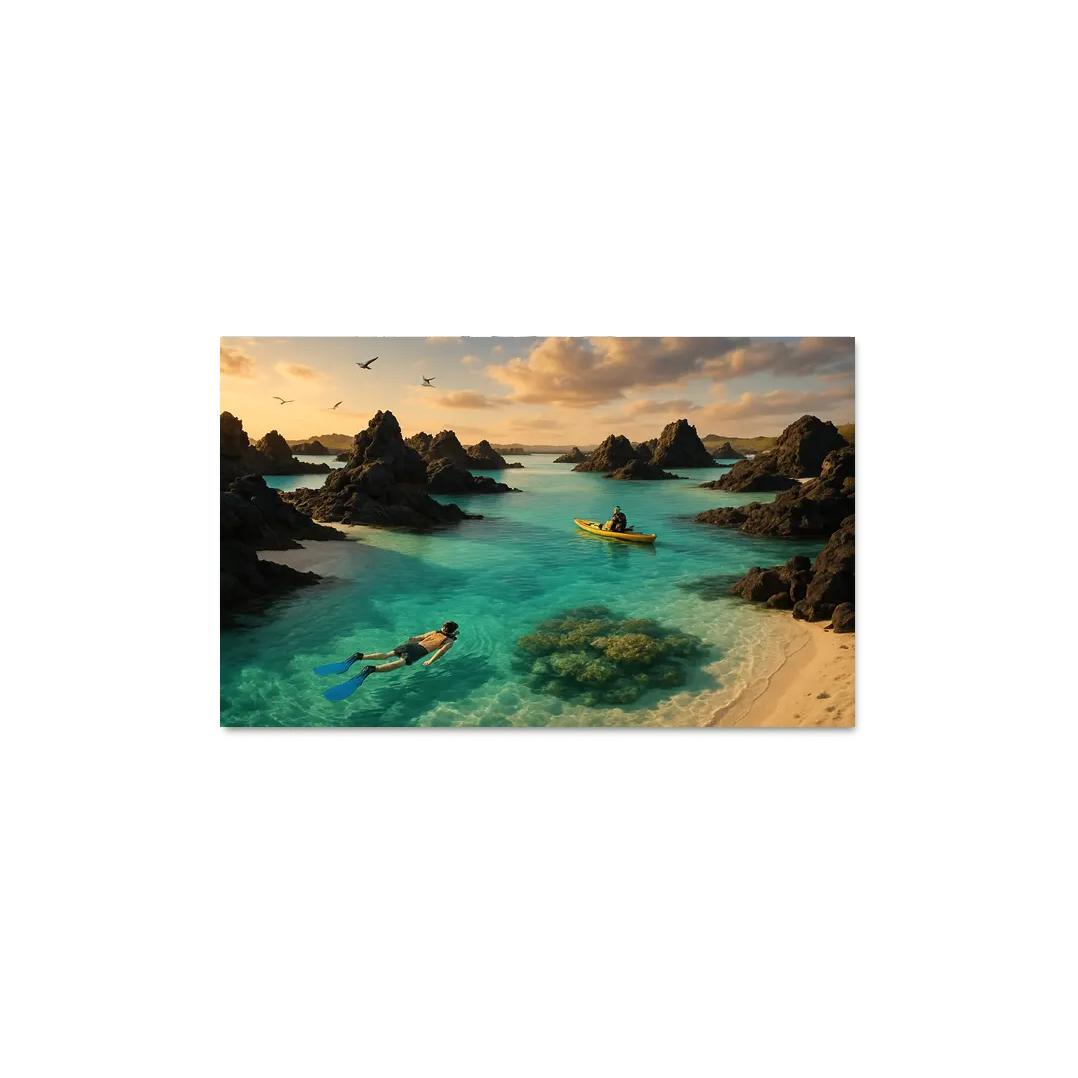 Glasswater Archipelago oil paintings frame