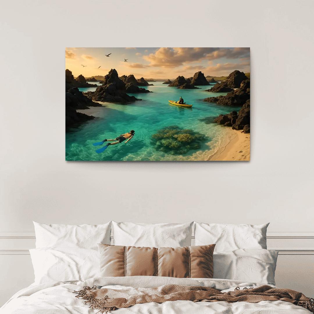 Glasswater Archipelago oil paintings frame