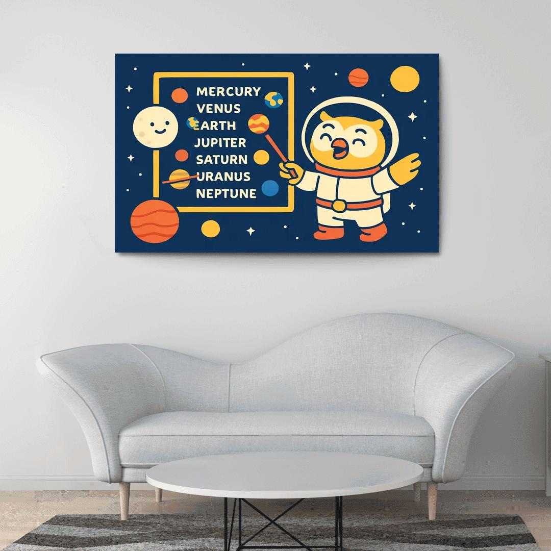 Star School Space Academy framed paintings