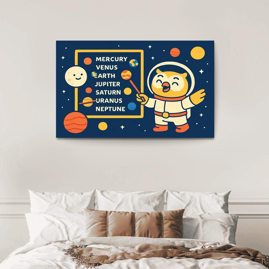 Star School Space Academy framed paintings