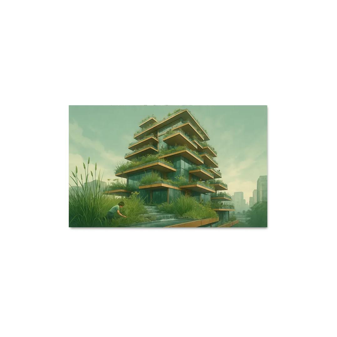 Vertical Wetland Tower one-piece frames