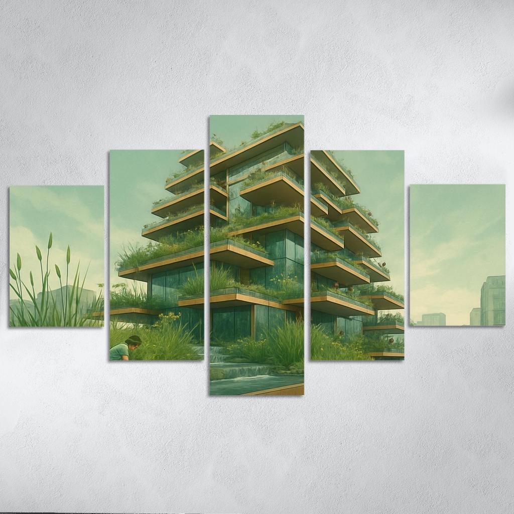 Vertical Wetland Tower one-piece frames