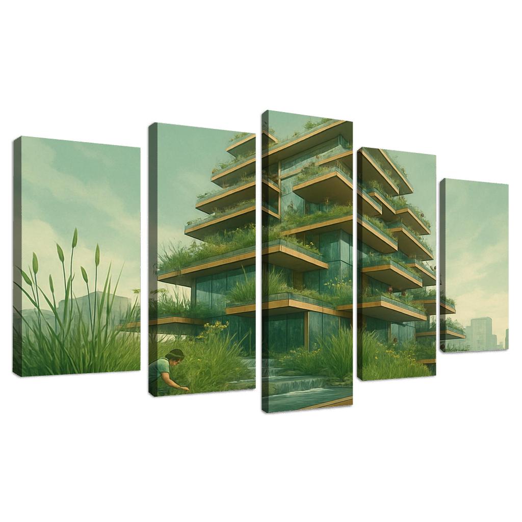 Vertical Wetland Tower one-piece frames