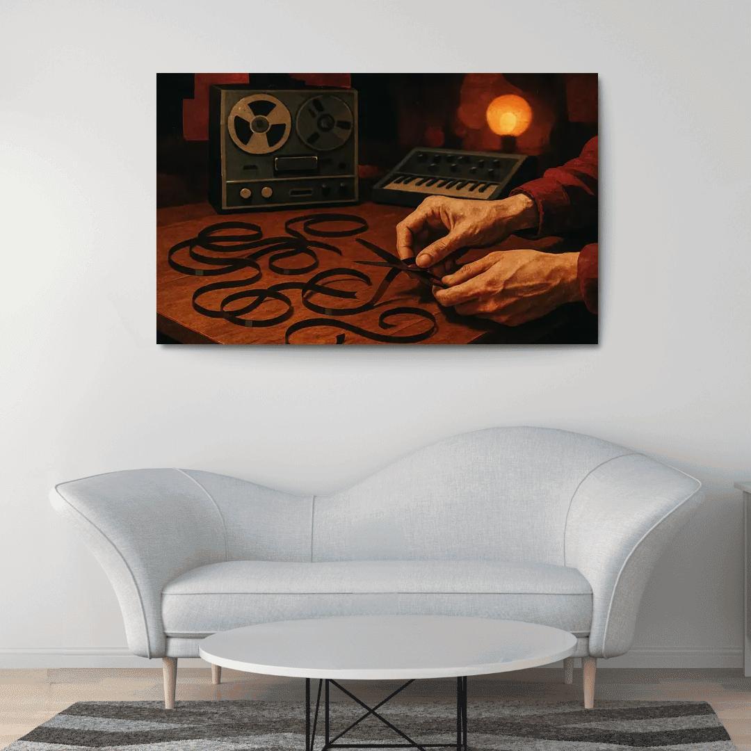 Analog Tape Loop Soundscaping wall decor