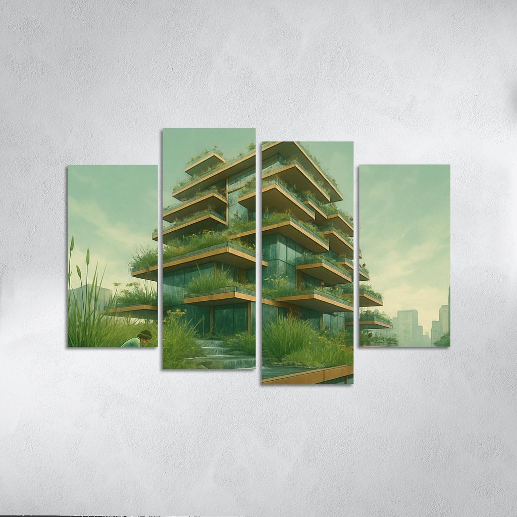 Vertical Wetland Tower one-piece frames