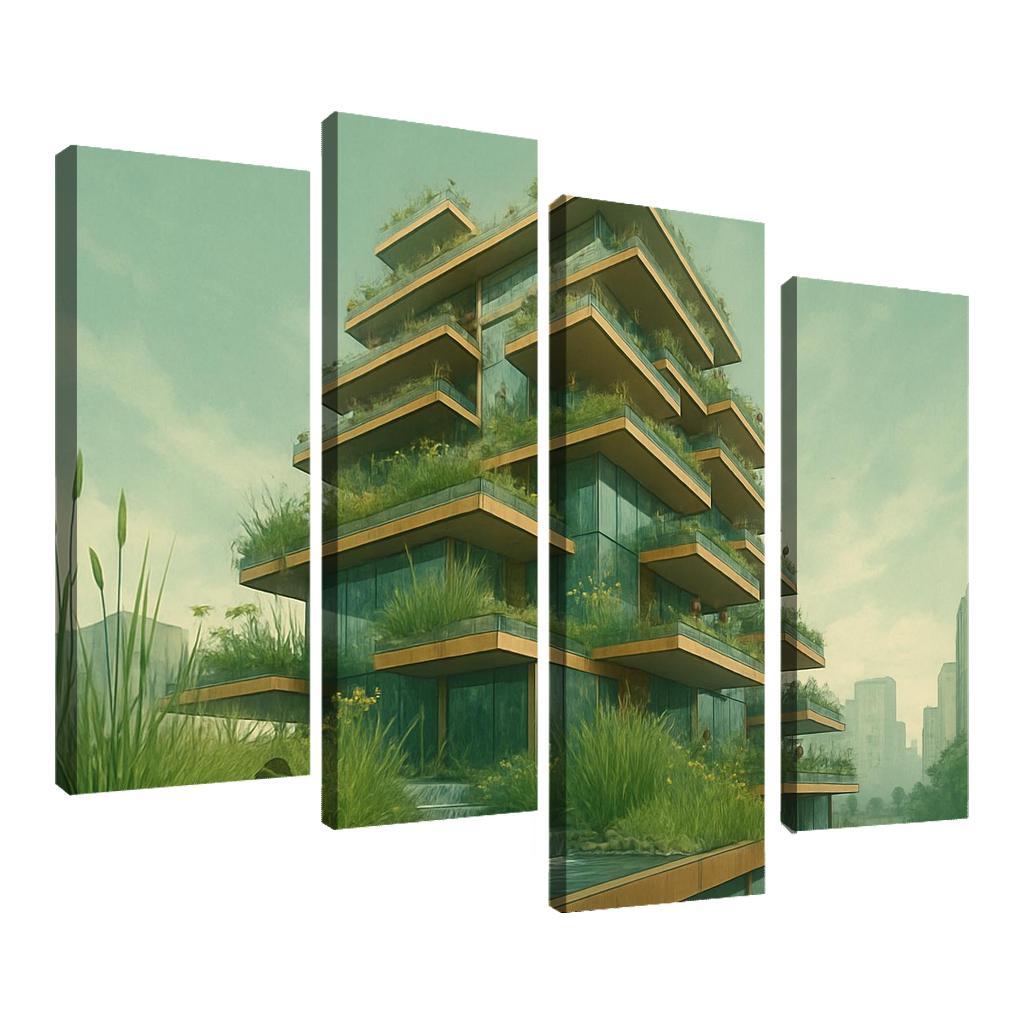 Vertical Wetland Tower one-piece frames