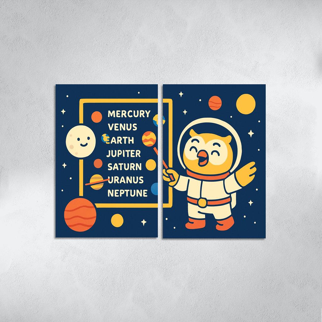 Star School Space Academy framed paintings