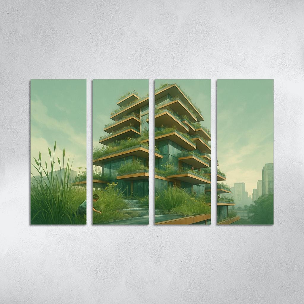 Vertical Wetland Tower one-piece frames
