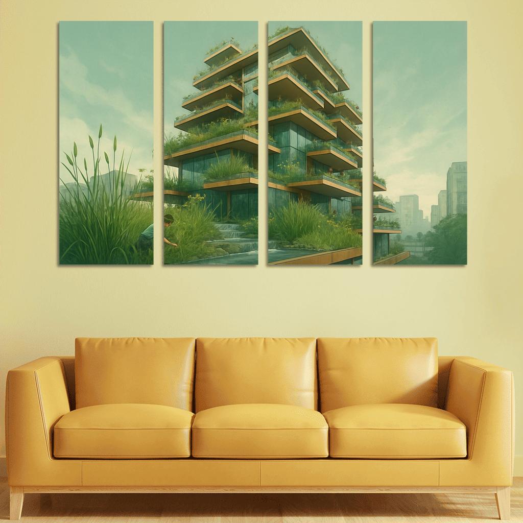 Vertical Wetland Tower one-piece frames