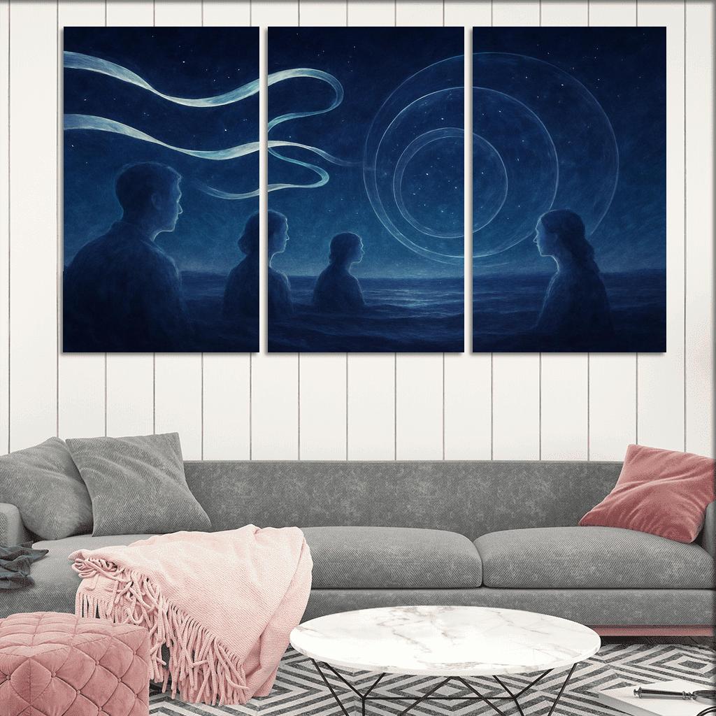 Canvas Of Silent Echoes wall decor