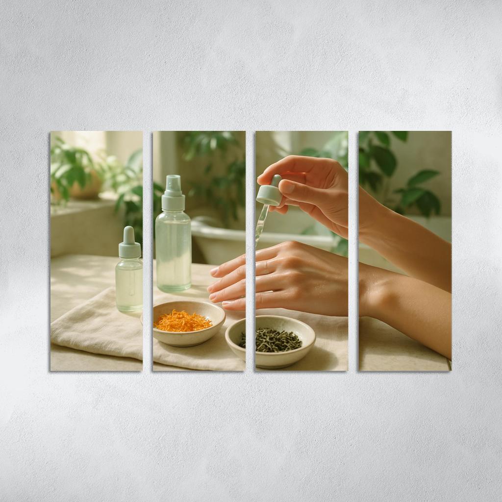 Botanical Dew Skincare Ritual art trends